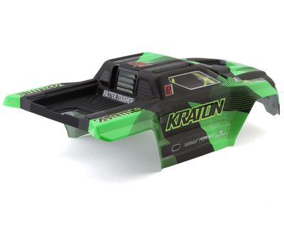 Arrma KRATON Painted Decalled Trimmed Body Set Green/Black