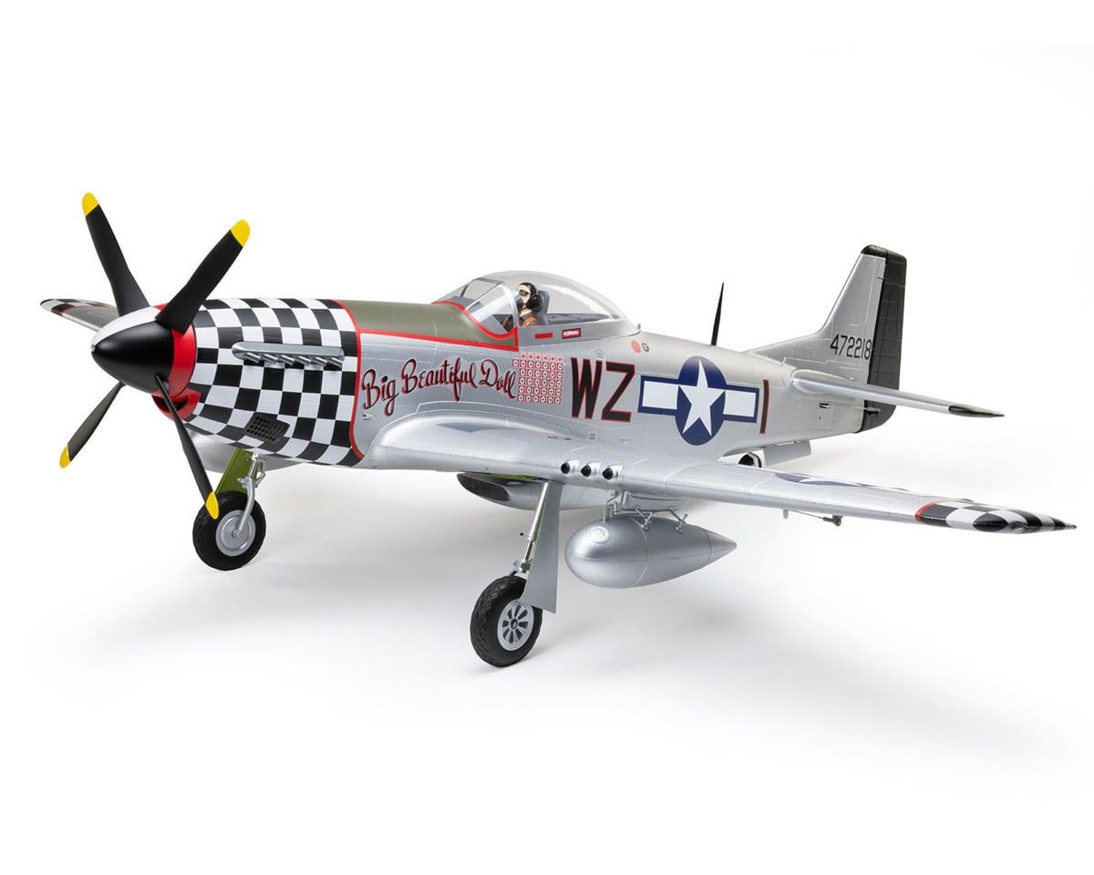 E-Flite P-51D Mustang Big Beautiful Doll 1.5m BNF AS3X+ SAFE