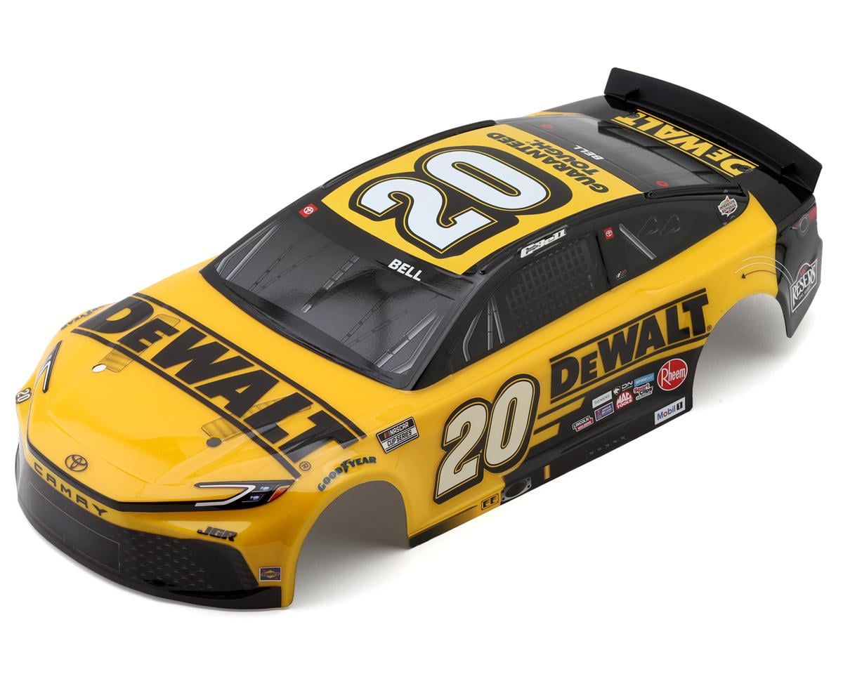 Team Losi Racing NASCAR GROM Christopher Bell No 20 Dewalt 2025 Body