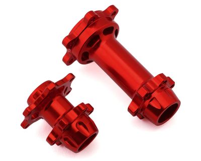 Team Losi Racing PM-MX Machined Aluminum Hub Set Red