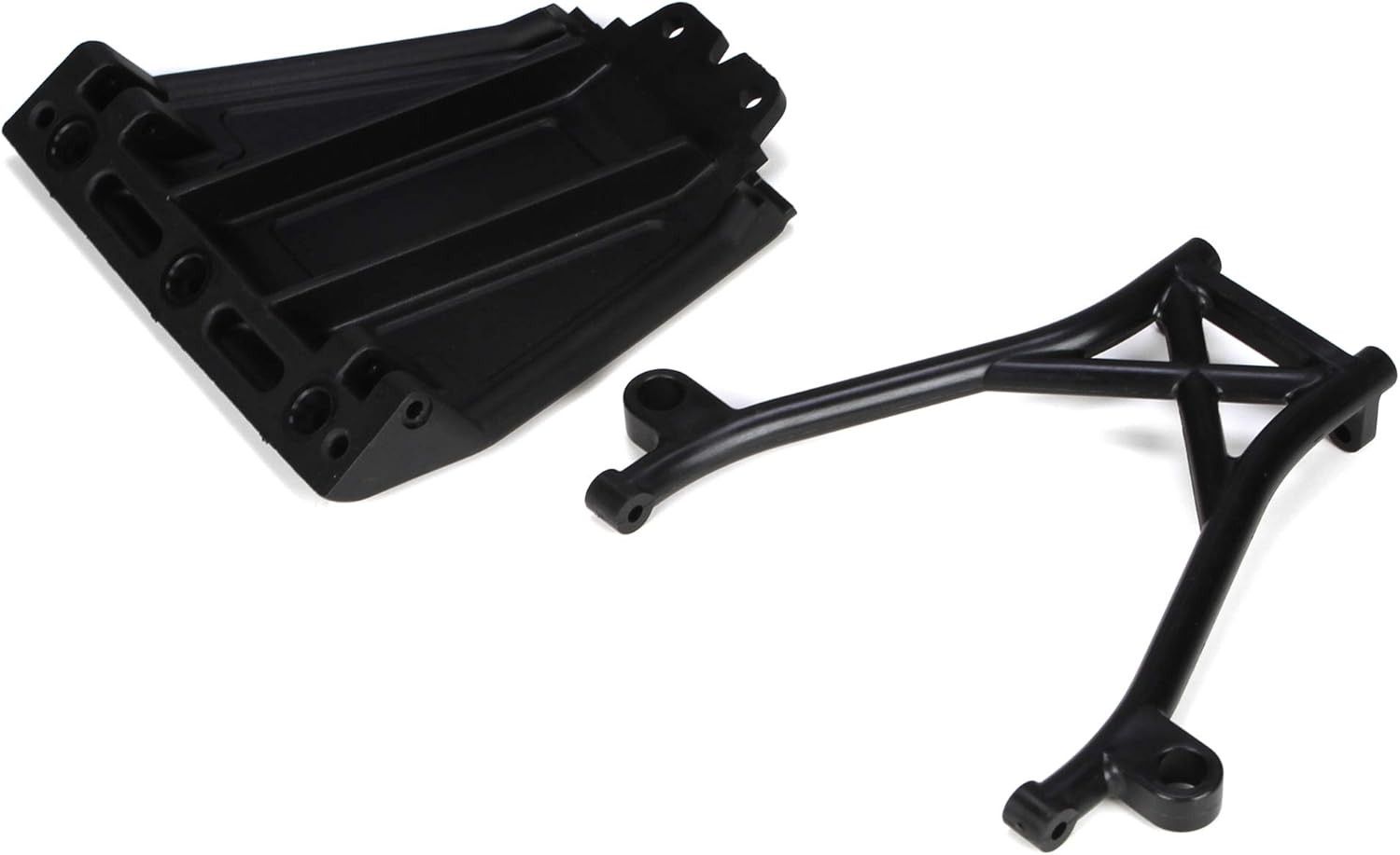 Team Losi Racing 5IVE-T Front Skid Plate, Bumper Brace and Spacers