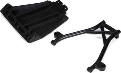 Team Losi Racing 5IVE-T Front Skid Plate, Bumper Brace and Spacers