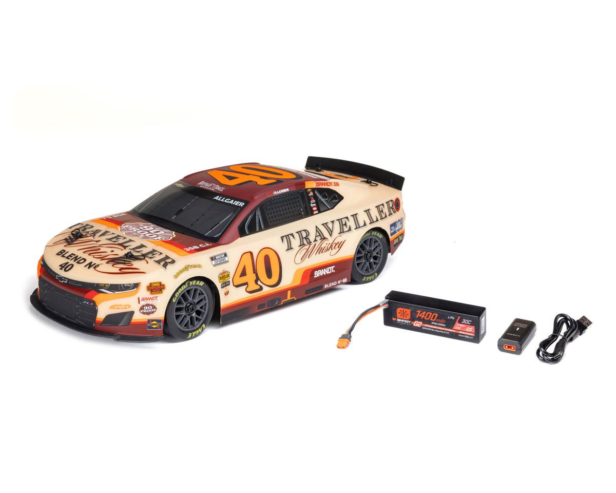 Team Losi Racing 1/12 NASCAR J. Allgaier No 40 2026 Traveller Whiskey ZL1 RTR
