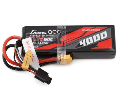 GENS ACE G-Tech 3S 4000mAh 60C LiPo Battery with XT60 Plug