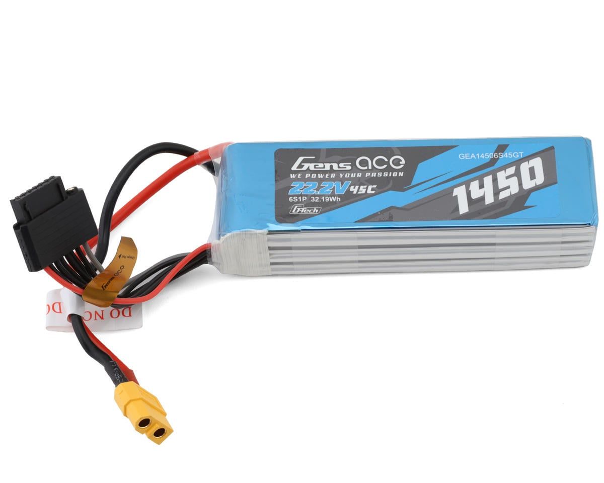 GENS ACE G-Tech 1450mAh 6S 22.2V 45C LiPo XT60 Plug