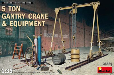 MiniArt 1/35 5 Ton Gantry Crane and Equipment