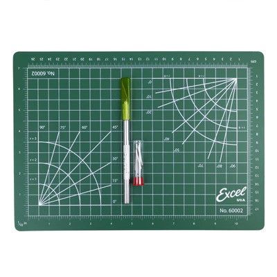 Excel Hobby Blade 8.5x12in Precision Cutting Mat Kit with No 8 Knife