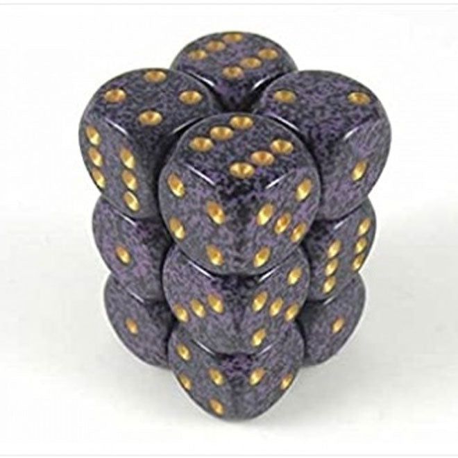 Chessex Speckled 16mm 12D6 Dice Set Hurricane