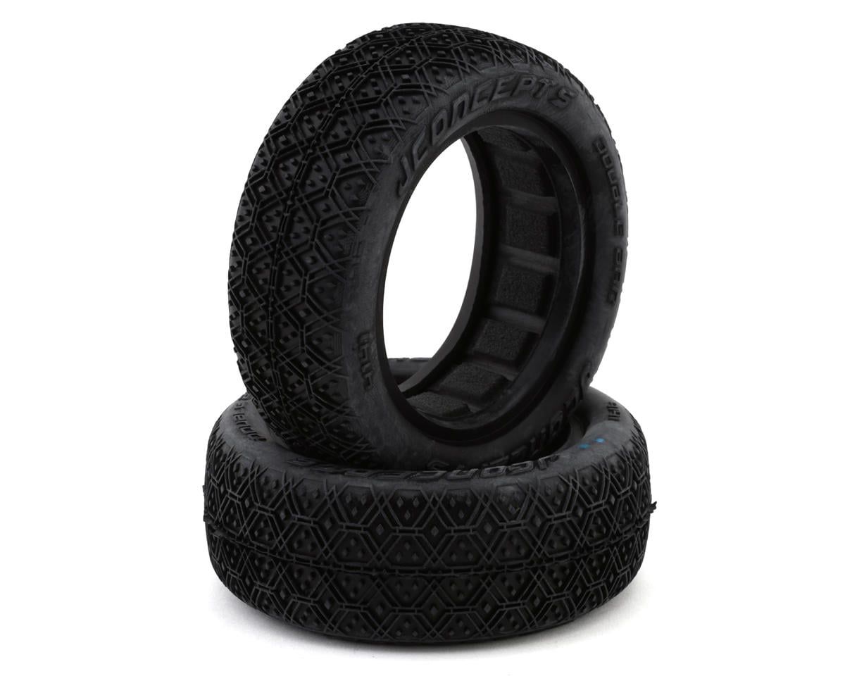 JConcepts Double Bar 2.2in 2WD Front Buggy Off-Road Aqua A2 Compound Tires 2pc