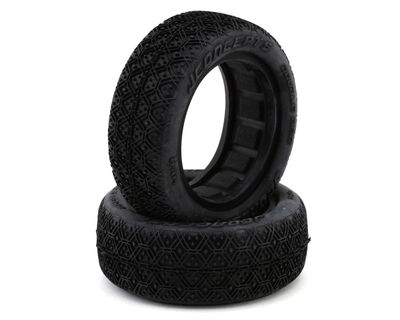JConcepts Double Bar 2.2in 2WD Front Buggy Off-Road Aqua A2 Compound Tires 2pc