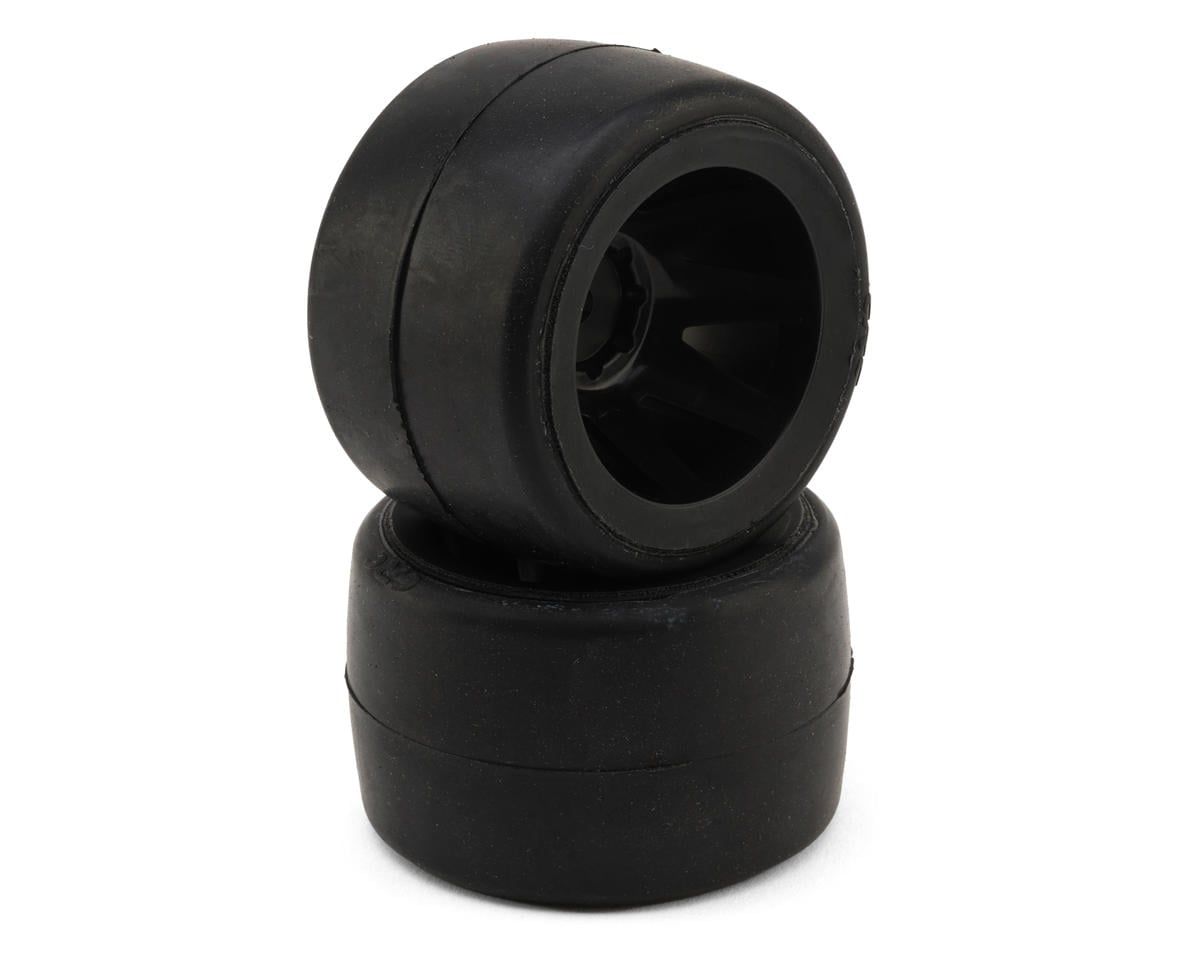 CRC 1/10 LPR F1 Rear Pre Mounted Rubber Tires 2pc