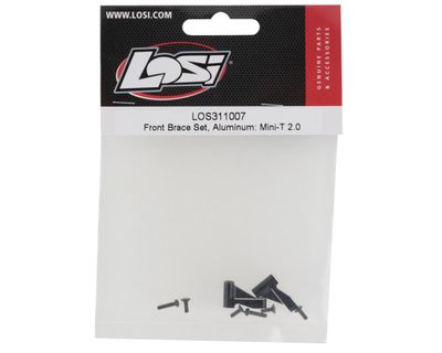 Team Losi Racing Mini-T 2.0 Aluminum Front Brace Set