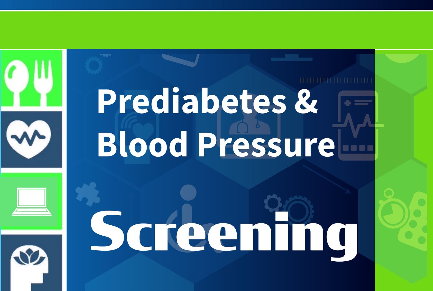 Free blood pressure and Prediabetes screening