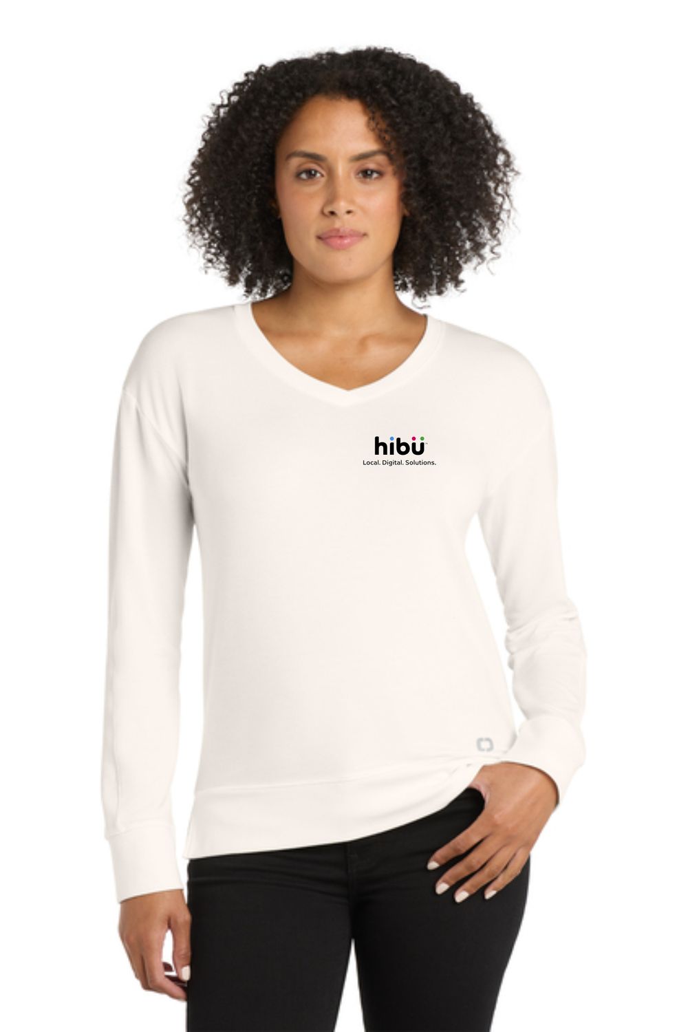 OGIO® Women's Luuma Flex Long Sleeve V-Neck