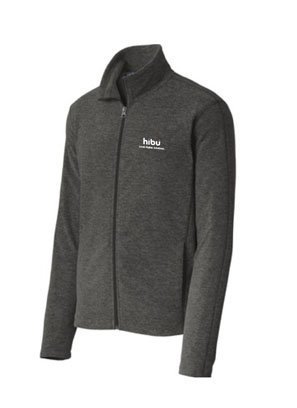 #F235 Port Authority® Heather Microfleece Full-Zip Jacket