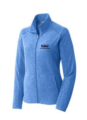 #L235 Port Authority® Ladies Heather Microfleece Full-Zip Jacket