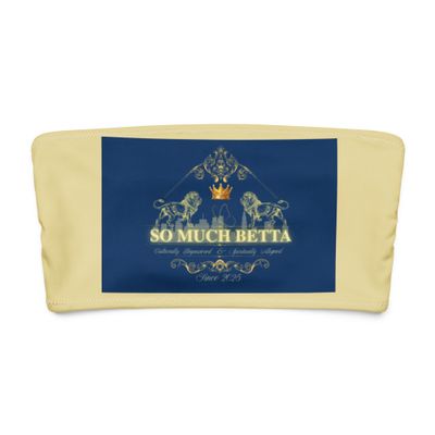 Recycled bandeau bikini top