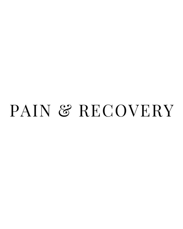 PAIN &amp; RECOVERY