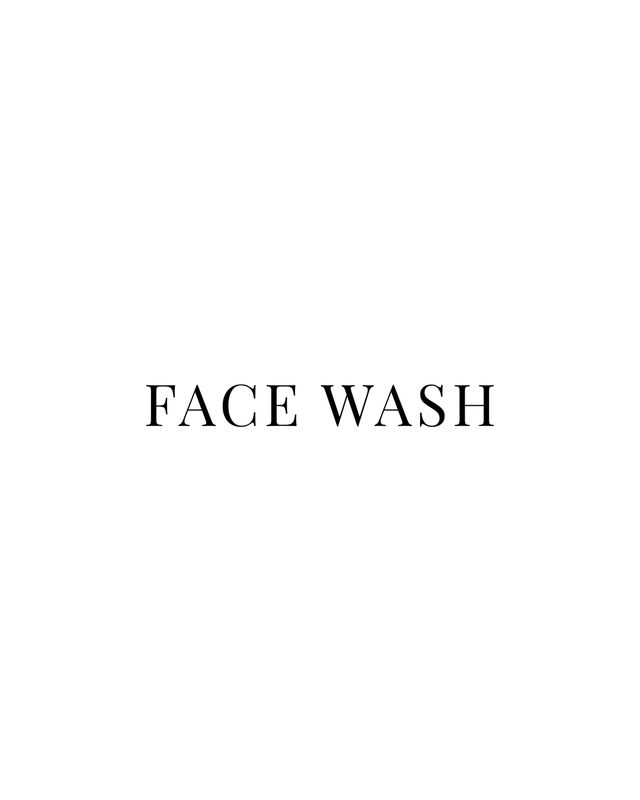 FACE WASH