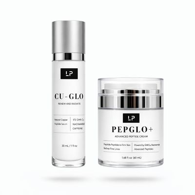 CU GLO SERUM + PEPGLO+ FACE CREAM | ADVANCED PEPTIDE RENEWAL SYSTEM