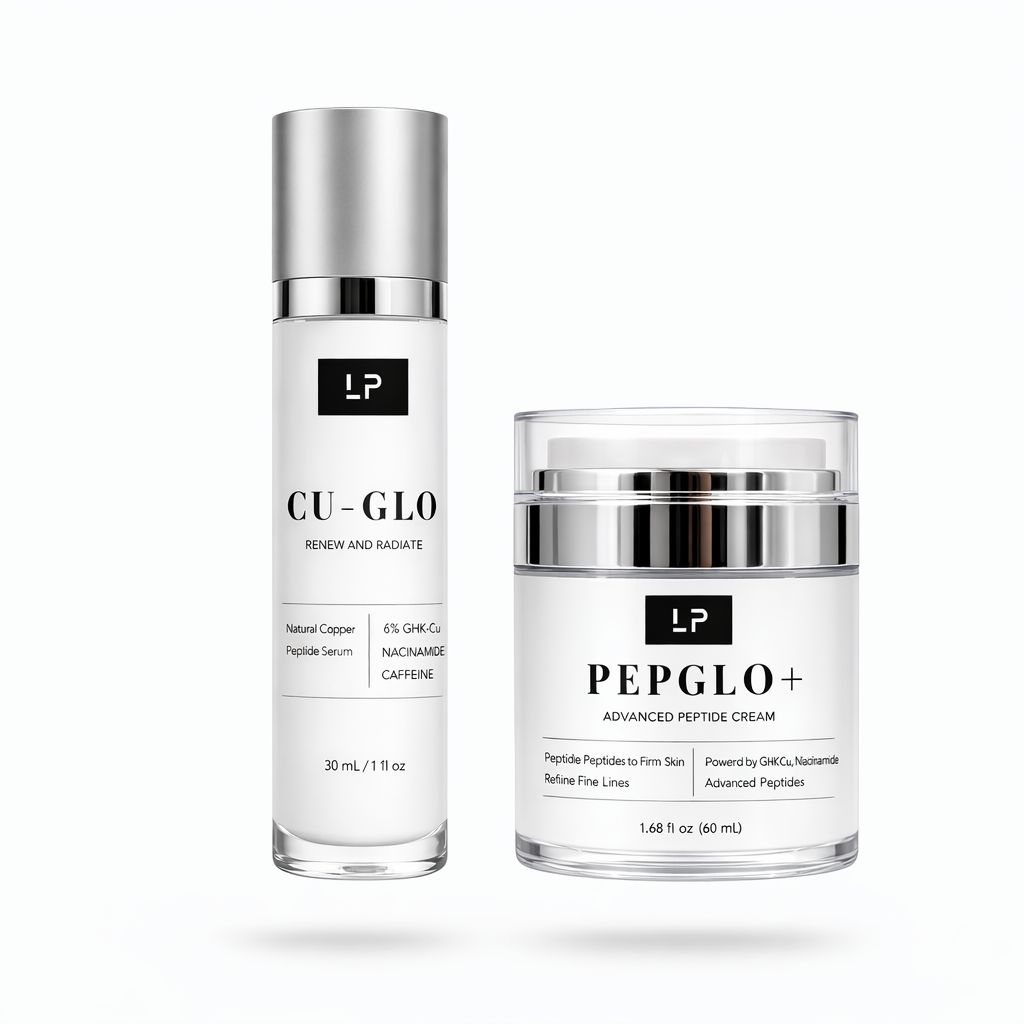CU GLO SERUM + PEPGLO+ FACE CREAM | ADVANCED PEPTIDE RENEWAL SYSTEM