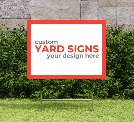 Yard Signs Set of 10 24x18 Full Color Print