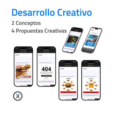 Desarrollo Creativo - 2 Conceptos - 4 Propuestas