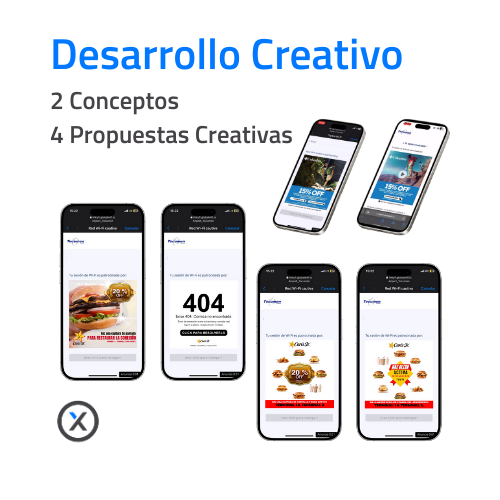 Desarrollo Creativo - 2 Conceptos - 4 Propuestas