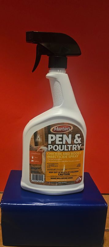 MARTINS PEN AND POULTRY SPRAY 32 ounce spray bottle