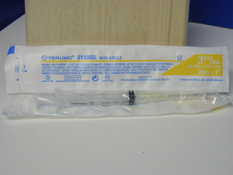 1 cc Syringe with 22G x 3/8 needle