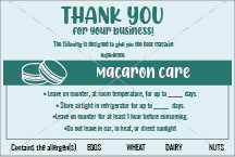 Macaron Labels