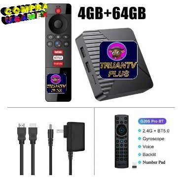 TV BOX 2024 CAJA DE ENTRETENIMIENTO SIN EL AÑO DE SERVICIO PREMIER o PLATINO o ZAFIRO ANDROID 13 ,ROM 4G- 64 GB/MEMORIA DE GRABACION 2,4G y 5G 6G Dual WIFI Bluetooth/Entrada Ethernet