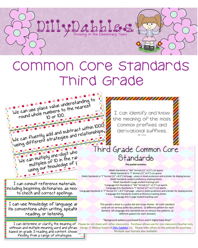 Common Core Standards Third Grade