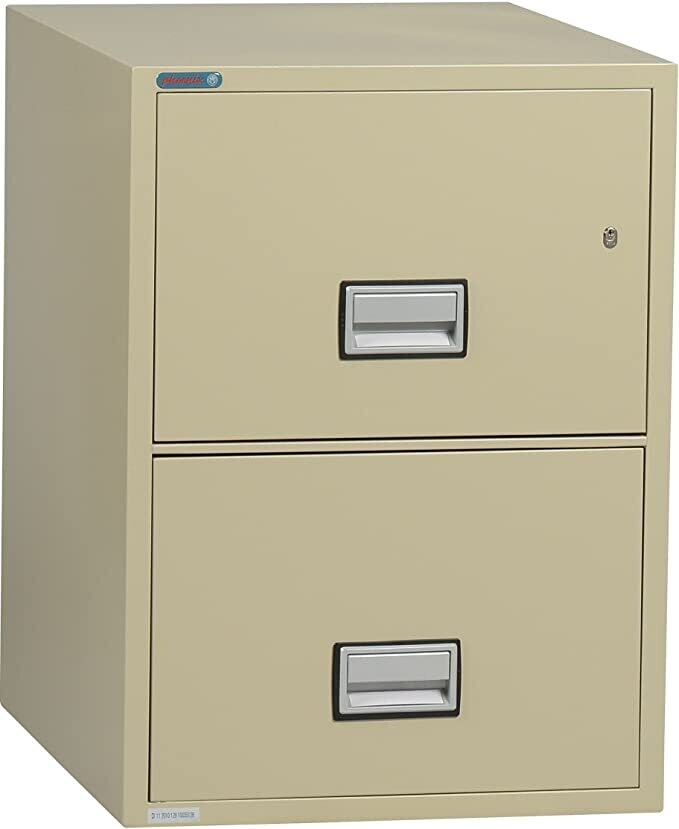 Insulated Vertical File, Letter Size, 31&quot; Deep, 2 Drawer