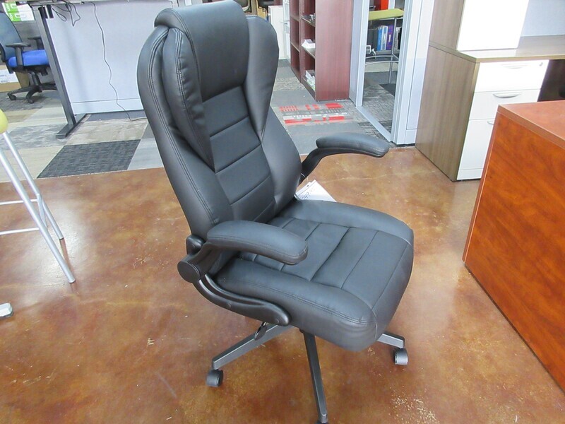Special Buy! Black Office Executive Chair w/ Pull Up Arms