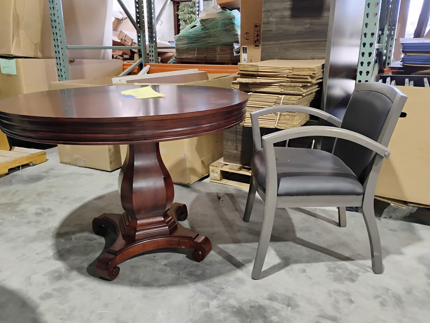 Clearance!  Mahogany Round Wood Table
