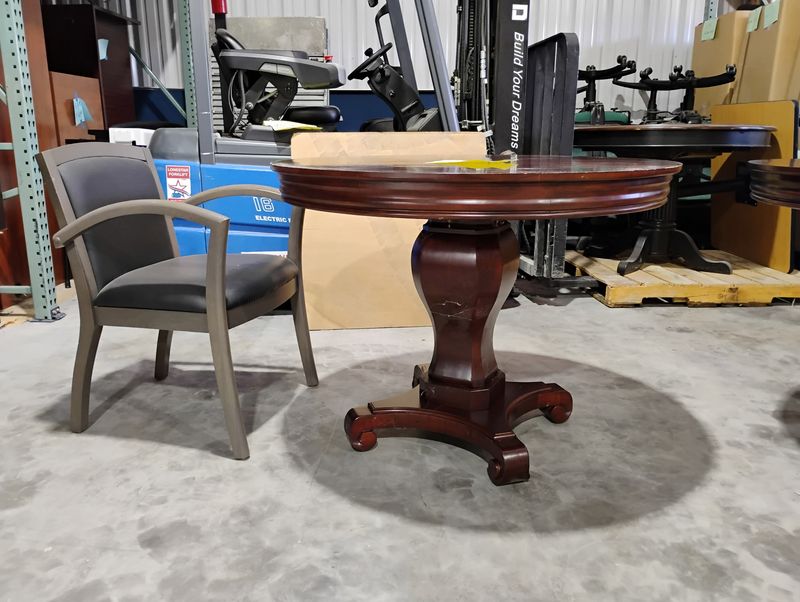 Clearance!  Mahogany Round Wood Table