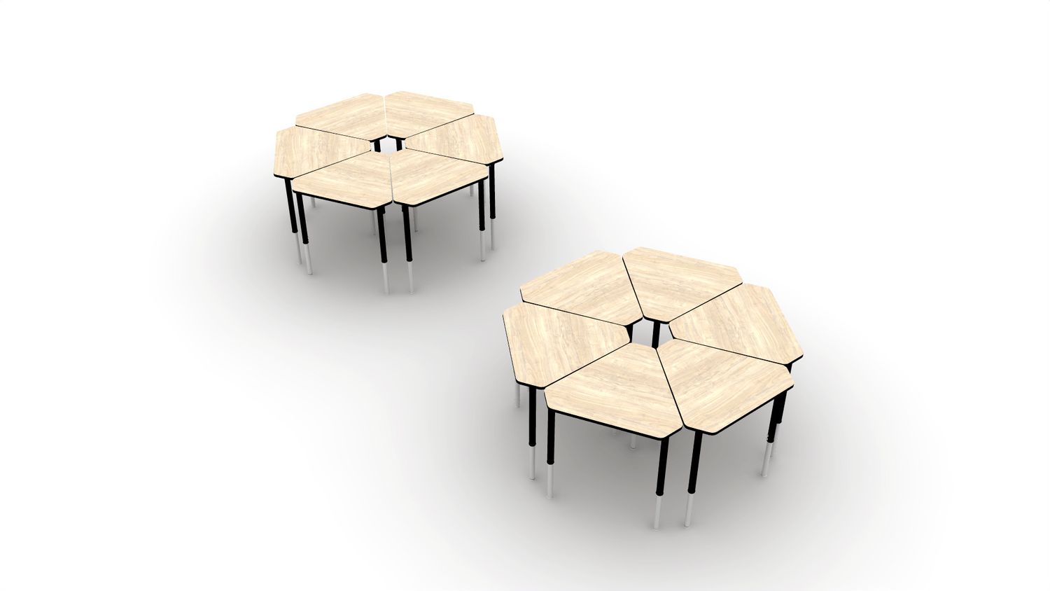 12 Student Bundle, Trill Jr. Desks Only (No Chairs)