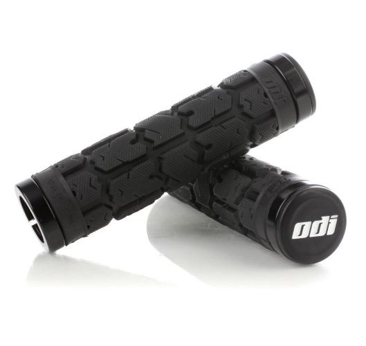GRIPS0104- ODI ROGUE LOCK-ON GRIPS 130MM BONUS PACK BLK/BLK
