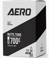 TUBES121 - AERO TUBE 700 X 23/28C 60MM F/V REMOVABLE CORE