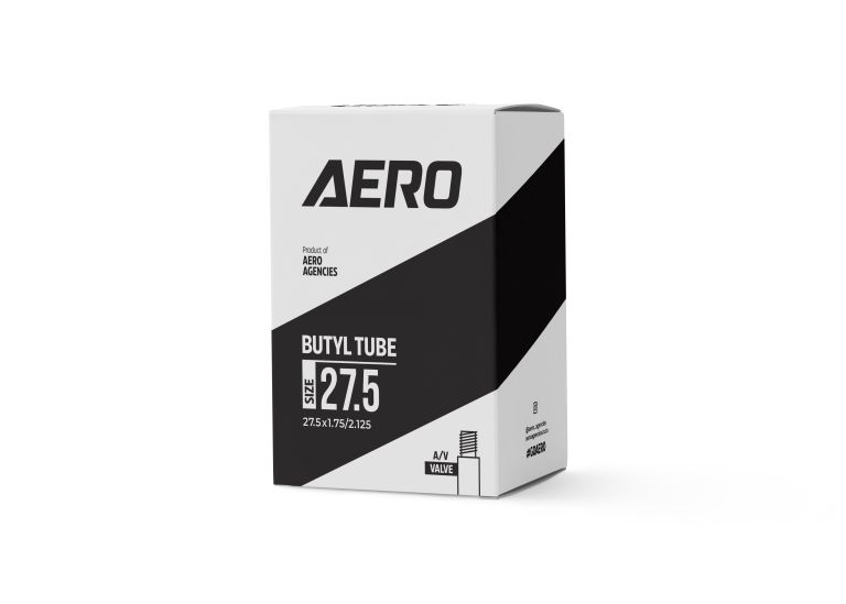 TUBES124 - AERO TUBE 27.5 X 1.75 2.125 FV 48MM REMOVEABLE CORE