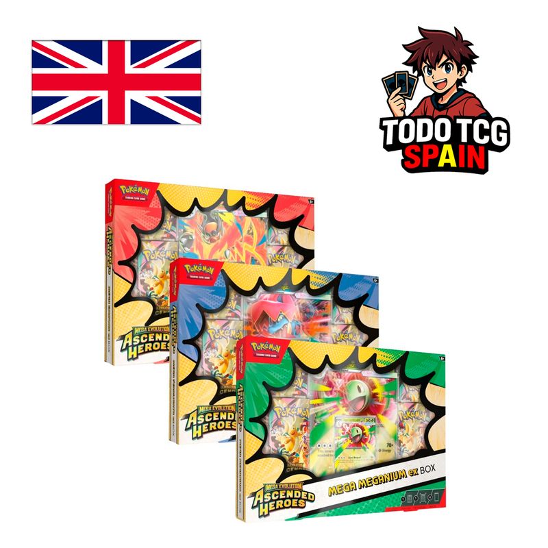 (1UD) Mega Evolution Ascended Heroes ex Inglés