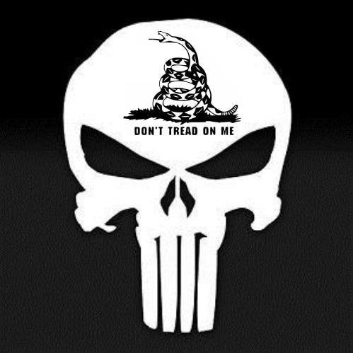 Dont Tread On Me Punisher Skull