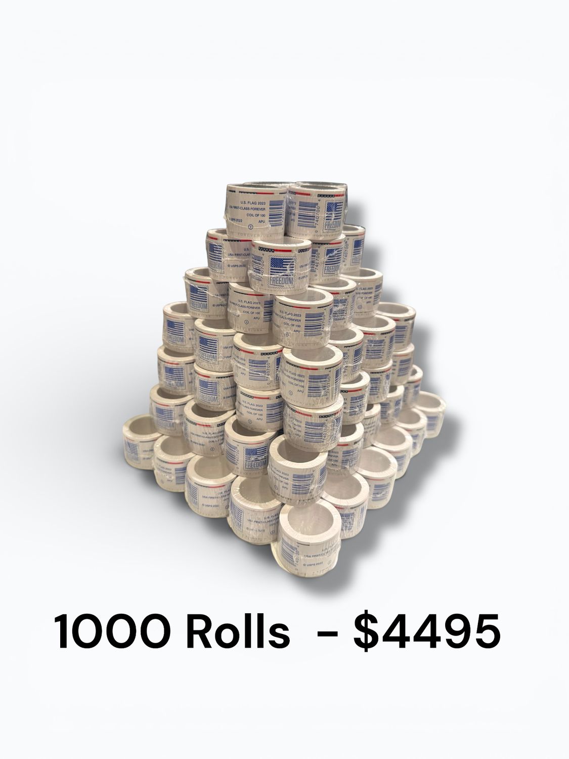 ( 1000 )  2024 Forever Stamps US Flag First Class Postage Stamps Coil of 100 PCS/Roll