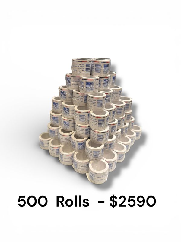( 500 )  2024 Forever Stamps US Flag First Class Postage Stamps Coil of 100 PCS/Roll