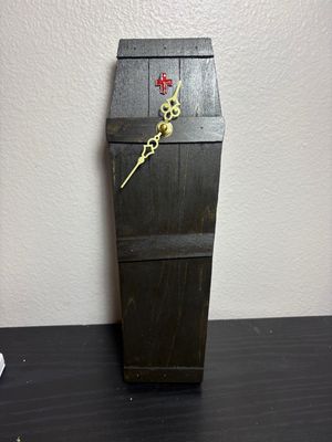 Antique Coffin Clock  (#3)