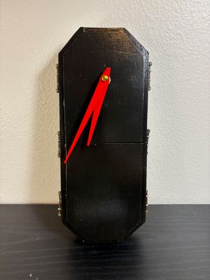 Modern Coffin Clock  (#5)