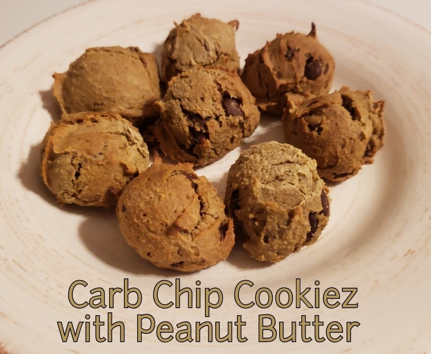 Carob Chip Cookiez with Peanut Butter