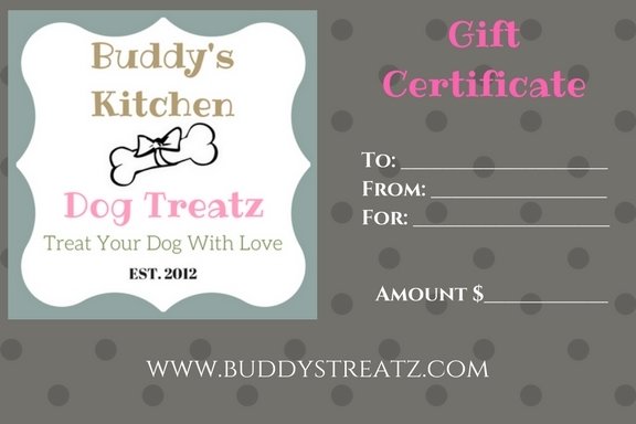 Buddy&#39;s E-Gift Certificate