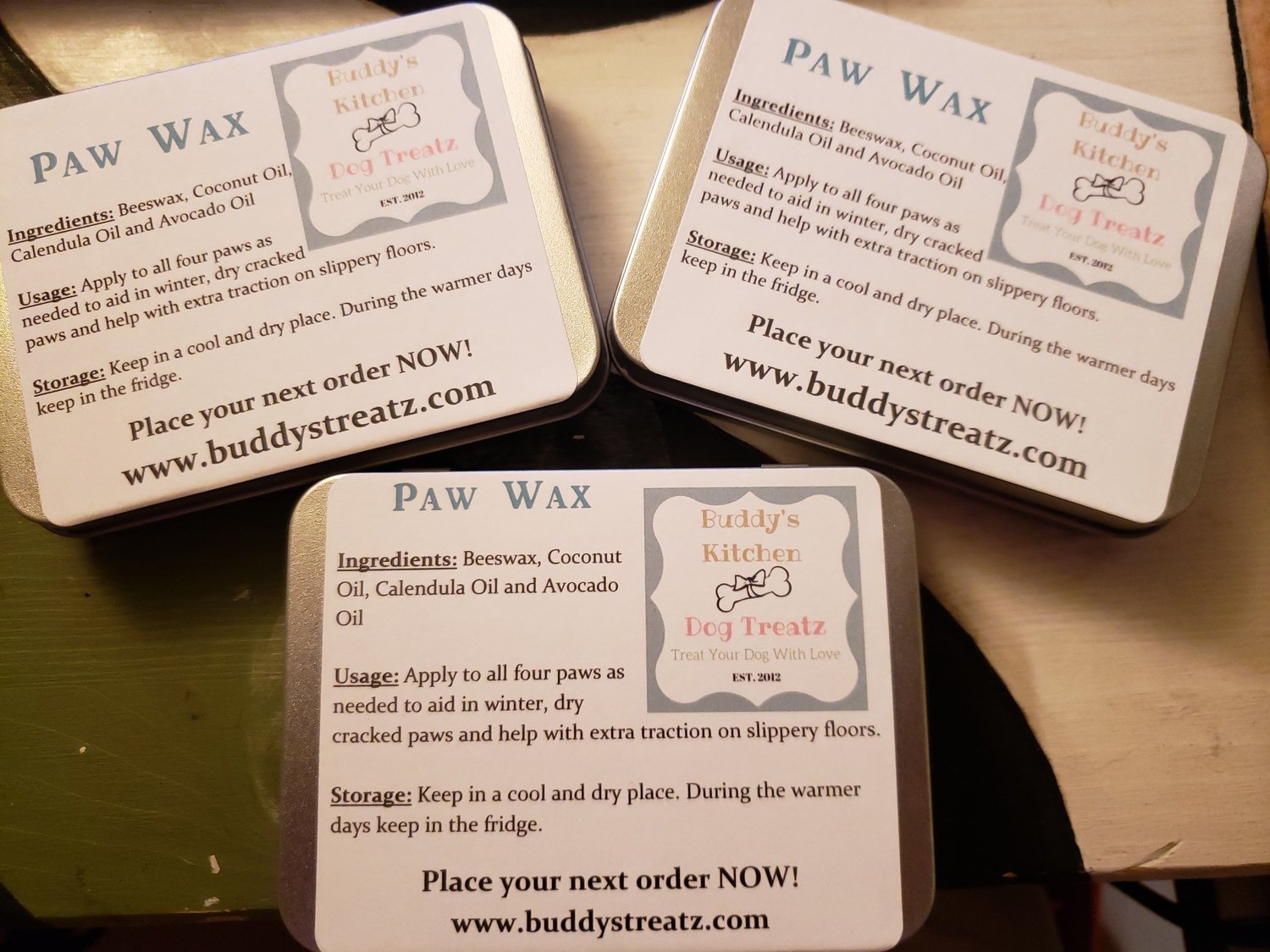 Buddy&#39;s Paw Wax